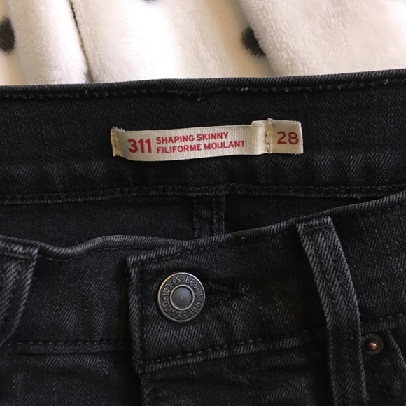 Levi's - Black 311 Shaping Skinny Jeans - Picture 4 of 4